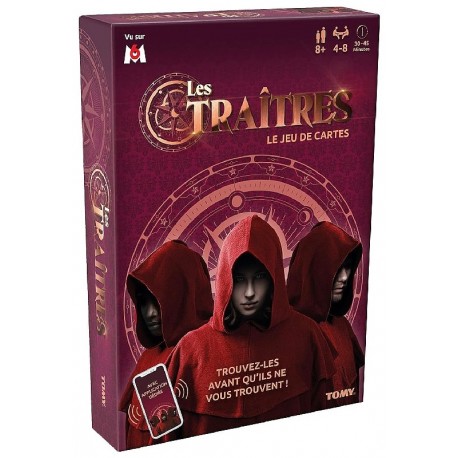 JEU LES TRAITRES - JEU DE CARTES DÈS 8 ANS - VU A LA TÉLÉ - TOMY-5011666740259-Lilojouets-Questembert-Muzillac-Morbihan