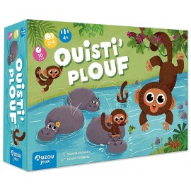 JEU OUISTI'PLOUF - JEU DE PARCOURS ET DE MÉMOIRE DÈS 4 ANS - AUZOU JEUX-9791039532518-Lilojouets-Questembert-Muzillac-Morbihan