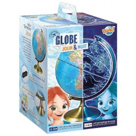 GLOBE TERRESTRE LUMINEUX JOUR ET NUIT 21CM - BUKI-3700802102458-Lilojouets-Questembert-Muzillac-Morbihan