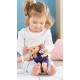 Bb30 poupon mael 30cm avec salopette bleu marine - corolle-4062013100937-lilojouets-questembert-muzillac-morbihan