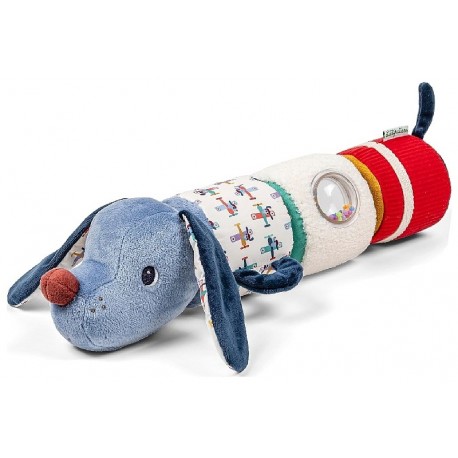 ROULEAU SONORE CHIEN JULES - 4 FORMES EN TISSU AVEC SCRATCH - LILLIPUTIENS-5414834836295-Lilojouets-Questembert-Muzillac-Morbiha