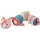 Rouleau sonore chat jeanne - 4 formes en tissu avec scratch - lilliputiens-5414834836301-lilojouets-questembert-muzillac-morbiha