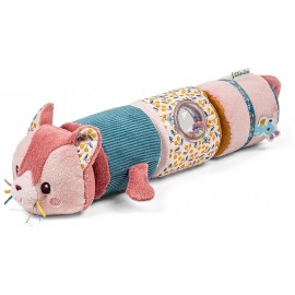 ROULEAU SONORE CHAT JEANNE - 4 FORMES EN TISSU AVEC SCRATCH - LILLIPUTIENS-5414834836301-Lilojouets-Questembert-Muzillac-Morbiha
