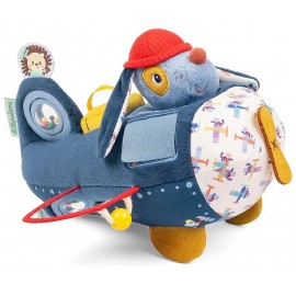 L'AVION D'ACTIVITÉS DE JULES LE CHIEN - DÈS 9 MOIS - LILLIPUTIENS-5414834836486-Lilojouets-Questembert-Muzillac-Morbihan