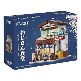 C66014W BATIMENT CANTINE JAPONAISE AVEC LEDS - 861 PIÈCES - CADA-6948061929820-Lilojouets-Questembert-Muzillac-Morbihan