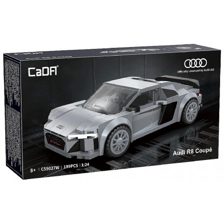 C55027W VOITURE AUDI R8 COUPÉ - 199 PIÈCES - CADA-6948061930130-Lilojouets-Questembert-Muzillac-Morbihan