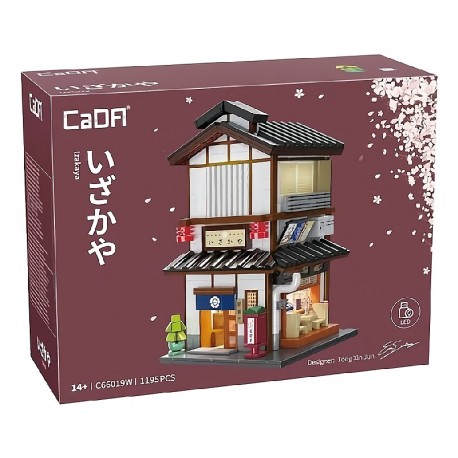 C66019W BATIMENT JAPONAIS BAR-BISTROT IZAKAYA YAKITORI - 1195 PIÈCES - CADA-6948061930710-Lilojouets-Questembert-Muzillac-Morbih
