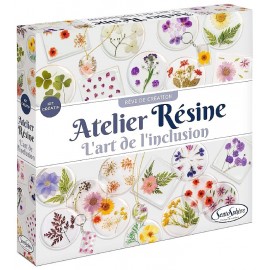 COFFRET L'ATELIER DE RÉSINE ET INCLUSION - DÈS 10 ANS - SENTOSPHERE-3373910083812-Lilojouets-Questembert-Muzillac-Morbihan