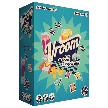 JUEU VROOM - JEU DE COURSE COOPÉRATIF DÈS 8 ANS - BIG MOUSTACHE GAMES-3770036401061-Lilojouets-Questembert-Muzillac-Morbihan