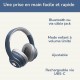 Casque audio bleu bluetooth ajustable et rechargeable - avec leds - kidiwolf-5407009182792-lilojouets-questembert-muzillac-morbi