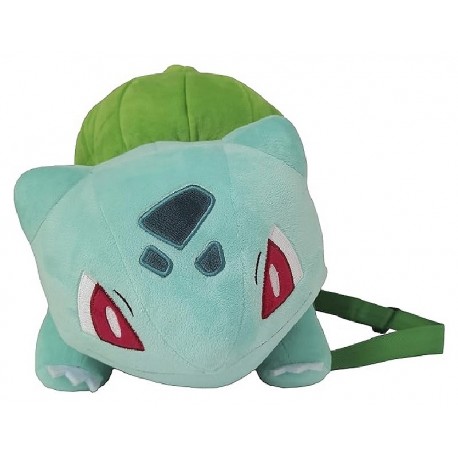 PETIT SAC A DOS BULBIZARRE - PELUCHE POKEMON 35CM-8426842051208-Lilojouets-Questembert-Muzillac-Morbihan