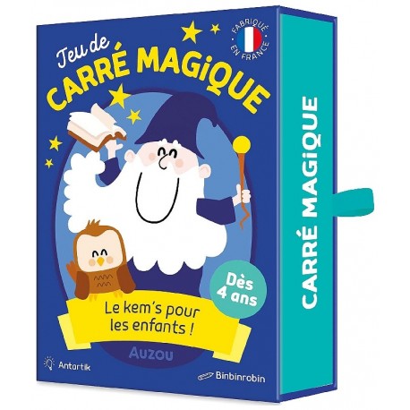 JEU DE CARRÉ MAGIQUE - LE KEM'S DES ENFANTS DÈS 3 ANS - AUZOU-9782733868935-Lilojouets-Questembert-Muzillac-Morbihan