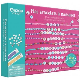 COFFRET BRACELETS A MESSAGES COLORÉS - 500 PERLES LETTRES - DÈS 6 ANS-9791039555142-Lilojouets-Questembert-Muzillac-Morbihan