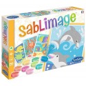 SABLIMAGE POISSONS DAUPHINS - 4 TABLEAUX 18X25CM AVEC CADRE - SENTOSPHERE