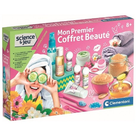 MON PREMIER COFFRET BEAUTÉ - DÈS 8 ANS - SCIENCE&JEU LABORATOIRE CLEMENTONI-8005125523481-Lilojouets-Questembert-Muzillac-Morbih