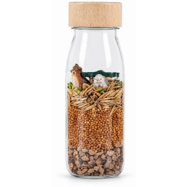 BOUTEILLE SENSORIELLE SONORE SPY FORÊT HOCHET DÈS 3 MOIS - PETIT BOUM-8425402476710-Lilojouets-Questembert-Muzillac-Morbihan