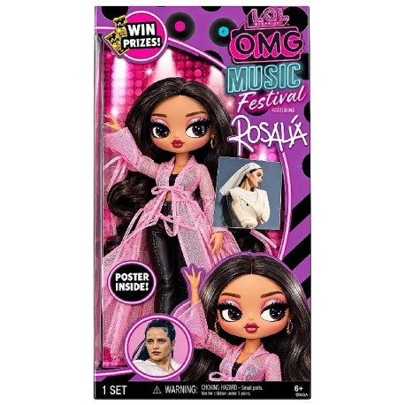 POUPÉE L.O.L ROSALIA 23CM AVEC POSTER OMG MUSIC FESTIVAL LATIN-0035051249702-Lilojouets-Questembert-Muzillac-Morbihan