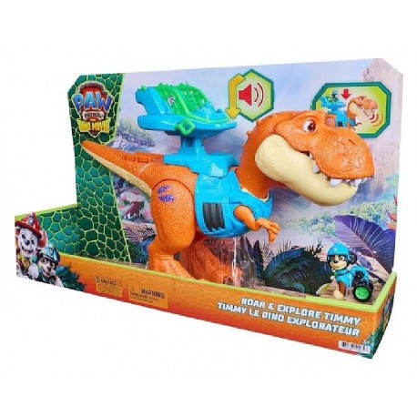 TIMMY LE DINO EXPLORATEUR 46CM - PAT PATROUILLE DINO MOVIE-0681147114838-Lilojouets-Questembert-Muzillac-Morbihan