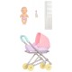 PoupÉe amaya raine 27cm avec landau - rainbow junior high - bestie babysitters-0035051248477-lilojouets-questembert-muzillac-mor