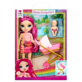 POUPÉE STELLA MONROE 27CM AVEC LANDAU- RAINBOW JUNIOR HIGH - BESTIE BABYSITTERS-0035051248484-Lilojouets-Questembert-Muzillac-Mo