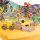Mallette construction zone sable magique 800gr et accessoires - kinetic sand-0681147110458-lilojouets-questembert-muzillac-morbi