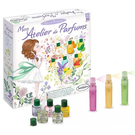 COFFRET MON ATELIER DE PARFUMS - DÈS 8 ANS - RÊVE DE PRINCESSE - SENTOSPHERE-3373910001519-Lilojouets-Questembert-Muzillac-Morbi