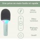 Micro karaokÉ bluetooth rechargeable - avec lumiÈre - dÈs 4 ans - kidywolf-5407009182518-lilojouets-questembert-muzillac-morbiha