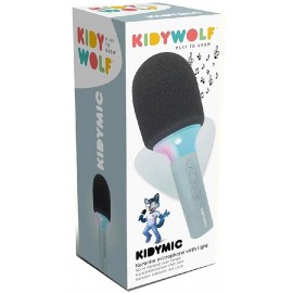 MICRO KARAOKÉ BLUETOOTH RECHARGEABLE - AVEC LUMIÈRE - DÈS 4 ANS - KIDYWOLF-5407009182518-Lilojouets-Questembert-Muzillac-Morbiha