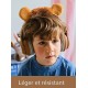 Casque audio lion bluetooth ajustable et rechargeable - avec leds - kidiwolf-5407009182822-lilojouets-questembert-muzillac-morbi