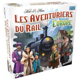 JEU LES AVENTURIERS DU RAIL EUROPE - A PARTIR DE 8 ANS - ASMODEE-0824968072226-Lilojouets-Questembert-Muzillac-Morbihan