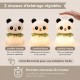 Veilleuse night light little panda rechargeable 15cm - taf toys-0605566136950-lilojouets-questembert-muzillac-morbihan