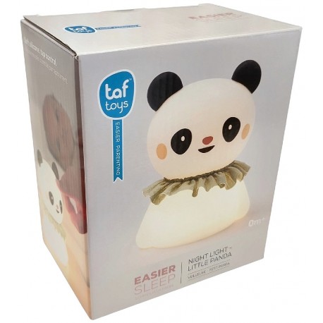 VEILLEUSE NIGHT LIGHT LITTLE PANDA RECHARGEABLE 15CM - TAF TOYS-0605566136950-Lilojouets-Questembert-Muzillac-Morbihan