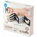 LIVRE TISSU SONS APAISANTS AVEC CLIPS DE FIXATION - DÈS LA NAISSANCE - TAF TOYS