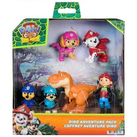 COFFRET AVENTURE DINO 6 FIGURINES - PAT PATROUILLE DINO MOVIE-0681147113718-Lilojouets-Questembert-Muzillac-Morbihan