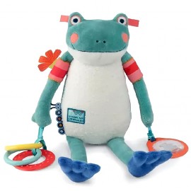 PELUCHE D'ACTIVITÉS GRENOUILLE RAOUL 30CM - MARE AUX GRENOUILLES MOULIN ROTY-3575676890745-Lilojouets-Questembert-Muzillac-Morbi