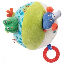 BALLE D'ACTIVITÉS EN TISSU 15CM - MARE AUX GRENOUILLES MOULIN ROTY-3575676890882-Lilojouets-Questembert-Muzillac-Morbihan