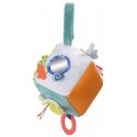 CUBE D'ACTIVITÉS EN TISSU 15X15X15CM - MARE AUX GRENOUILLES MOULIN ROTY