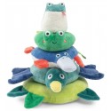 ANIMAUX SONORES EMPILABLES EN TISSU - MARE AUX GRENOUILLES MOULIN ROTY