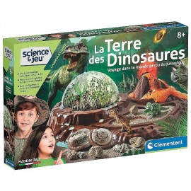 COFFRET TERRE DES DINOSAURES TERRARIUM ET FIGURINES - SCIENCE ET JEU LABORATOIRE-8005125527496-Lilojouets-Questembert-Muzillac-M