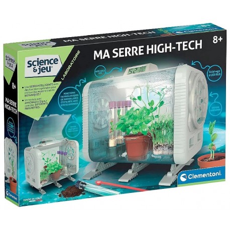 COFFRET MA SERRE BOTANIQUE HIGH-TECH DÈS 8 ANS - SCIENCE&JEU CLEMENTONI-8005125528189-Lilojouets-Questembert-Muzillac-Morbihan