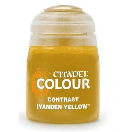 PEINTURE CONTRAST IYANDEN YELLOW POT 18ML - CITADEL COLOUR-5011921184798-Lilojouets-Questembert-Muzillac-Morbihan