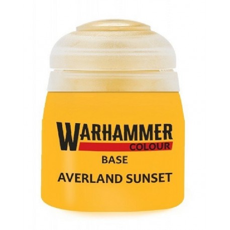 PEINTURE AVERLAND SUNSET MARRON BASE POT 12ML - WARHAMMER COLOUR-5011921196135-Lilojouets-Questembert-Muzillac-Morbihan