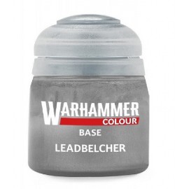 PEINTURE LEADBELCHER GRIS BASE POT 12ML - WARHAMMER COLOUR-5011921196401-Lilojouets-Questembert-Muzillac-Morbihan