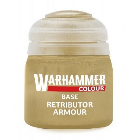 PEINTURE RETRIBUTOR ARMOUR CUIVRE BASE POT 12ML - WARHAMMER COLOUR-5011921196456-Lilojouets-Questembert-Muzillac-Morbihan
