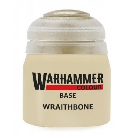 PEINTURE WRAITHBONE IVOIRE BASE POT 12ML - WARHAMMER COLOUR-5011921196807-Lilojouets-Questembert-Muzillac-Morbihan