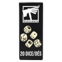 PACK DE 20 DÉS WARHAMMER 12X12X12MM