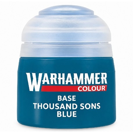 PEINTURE THOUSAND SONS BLUE BASE POT 12ML - WARHAMMER COLOUR-5011921196487-Lilojouets-Questembert-Muzillac-Morbihan