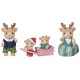 Famille renne 4 figurines avec luge - sylvanian families-5054131056929-lilojouets-questembert-muzillac-morbihan