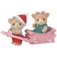 Famille renne 4 figurines avec luge - sylvanian families-5054131056929-lilojouets-questembert-muzillac-morbihan