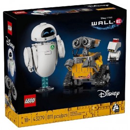 43279 WALL-E ET EVE PIXAR - 811 PIÈCES - DÈS 18 ANS - LEGO DISNEY-5702017896885-Lilojouets-Questembert-Muzillac-Morbihan